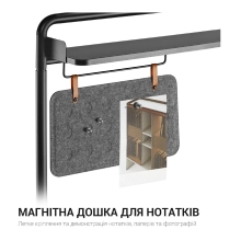 Купити Настільна полиця-органайзер OfficePro DS253B Black - фото 4