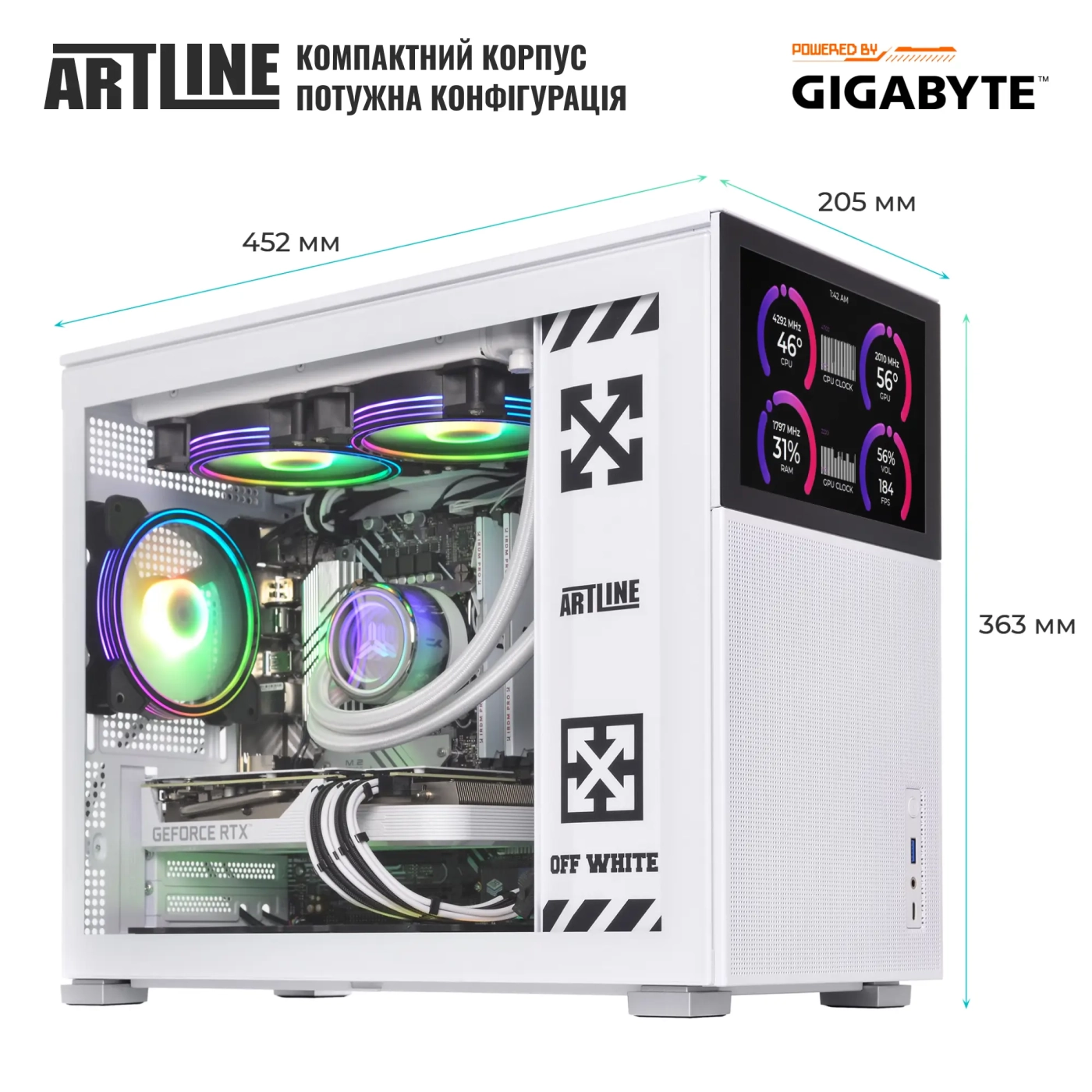 Купить Компьютер ARTLINE Gaming D31WHITE (D31WHITEv82) - фото 7