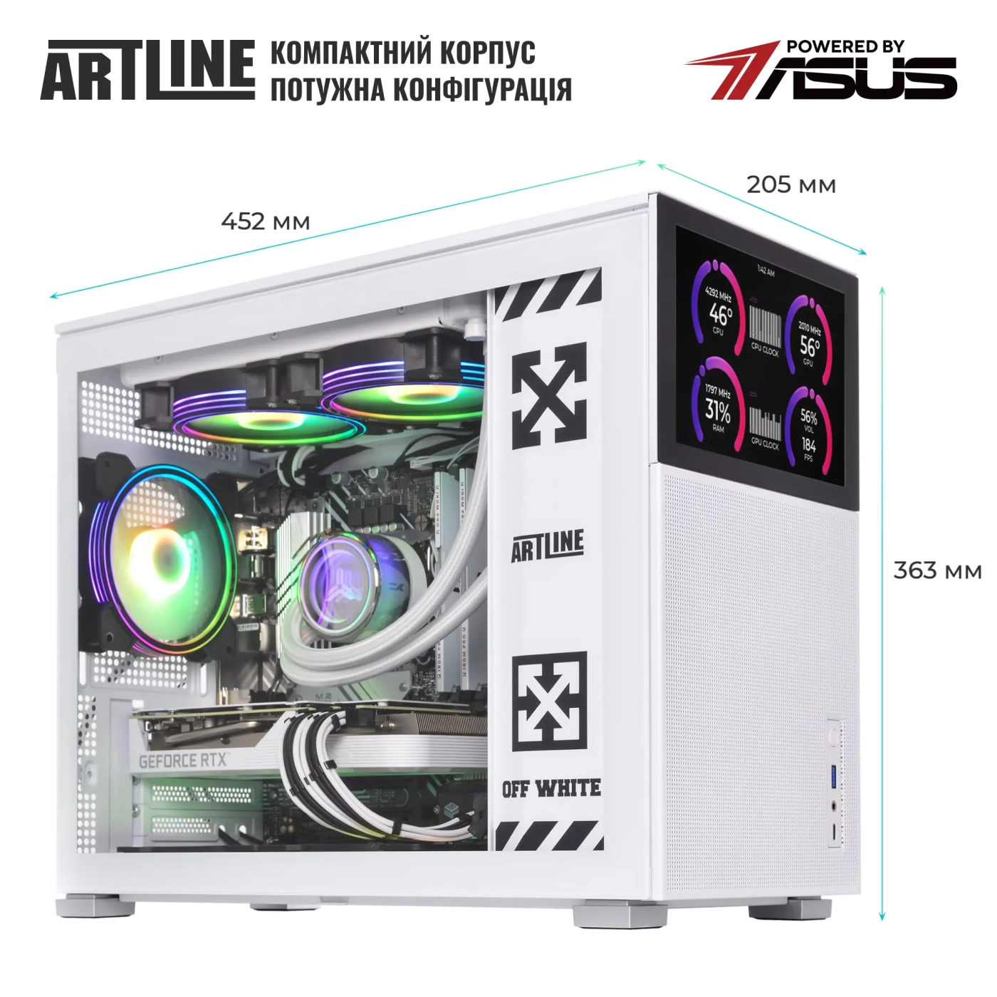 Купити Комп'ютер ARTLINE Gaming D31WHITE Windows 11 Home (D31WHITEv104Win) - фото 8