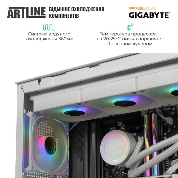 Купить Компьютер ARTLINE Gaming TANKWHITE Windows 11 Home (TANKWHITEv90Win) - фото 5
