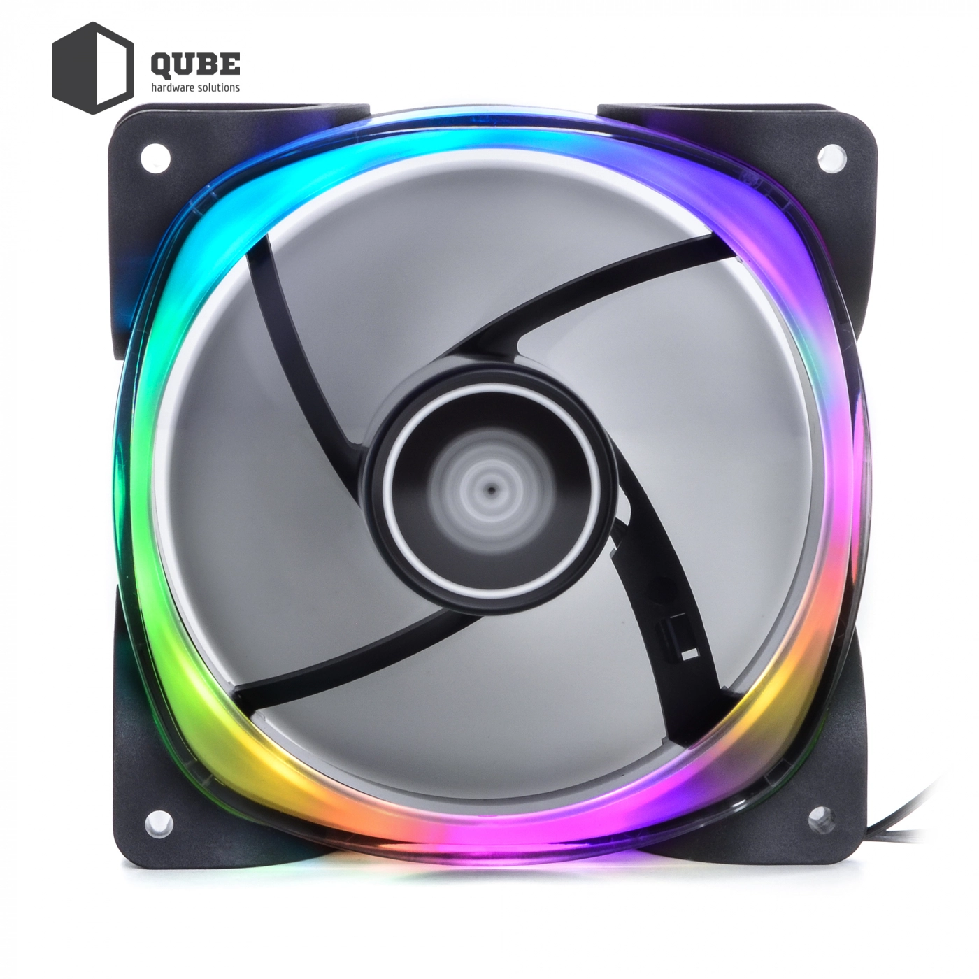 Купить Вентилятор QUBE FR-701 120mm Black RGB - фото 2