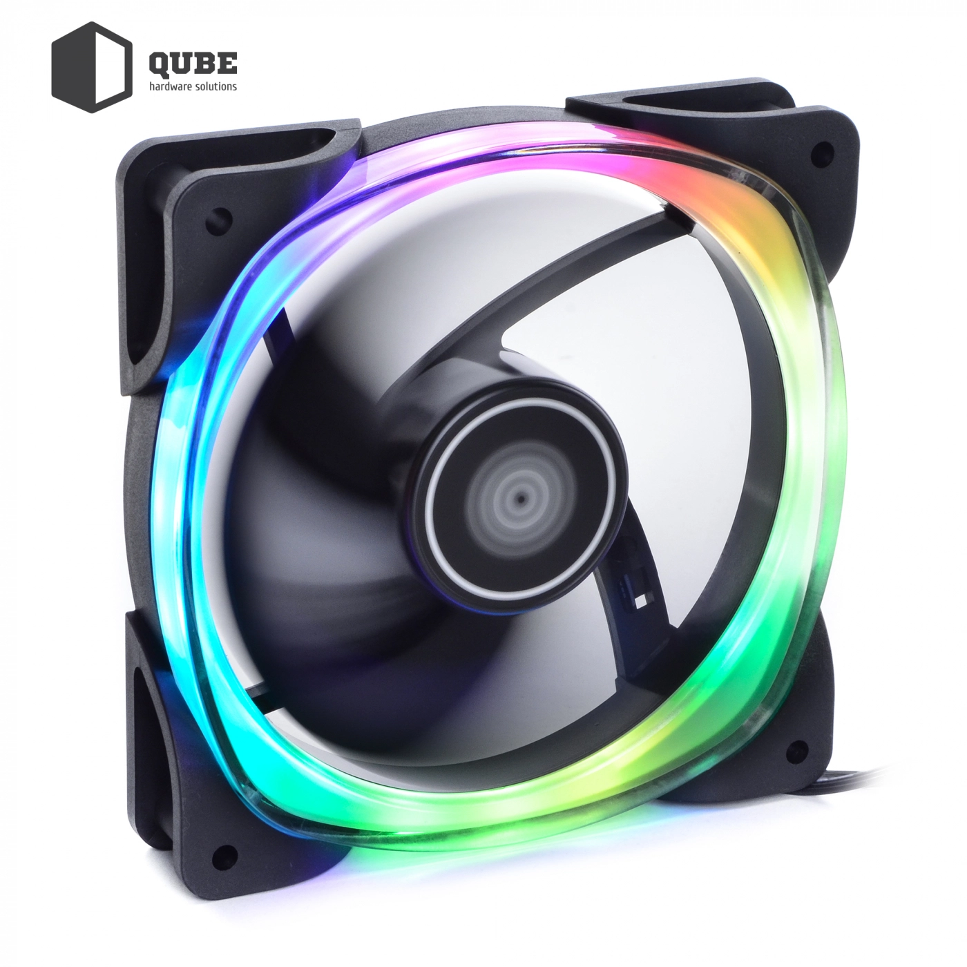 Купить Вентилятор QUBE FR-701 120mm Black RGB - фото 3