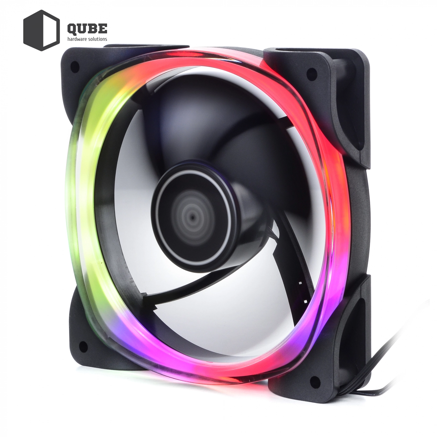 Купить Вентилятор QUBE FR-701 120mm Black RGB - фото 4