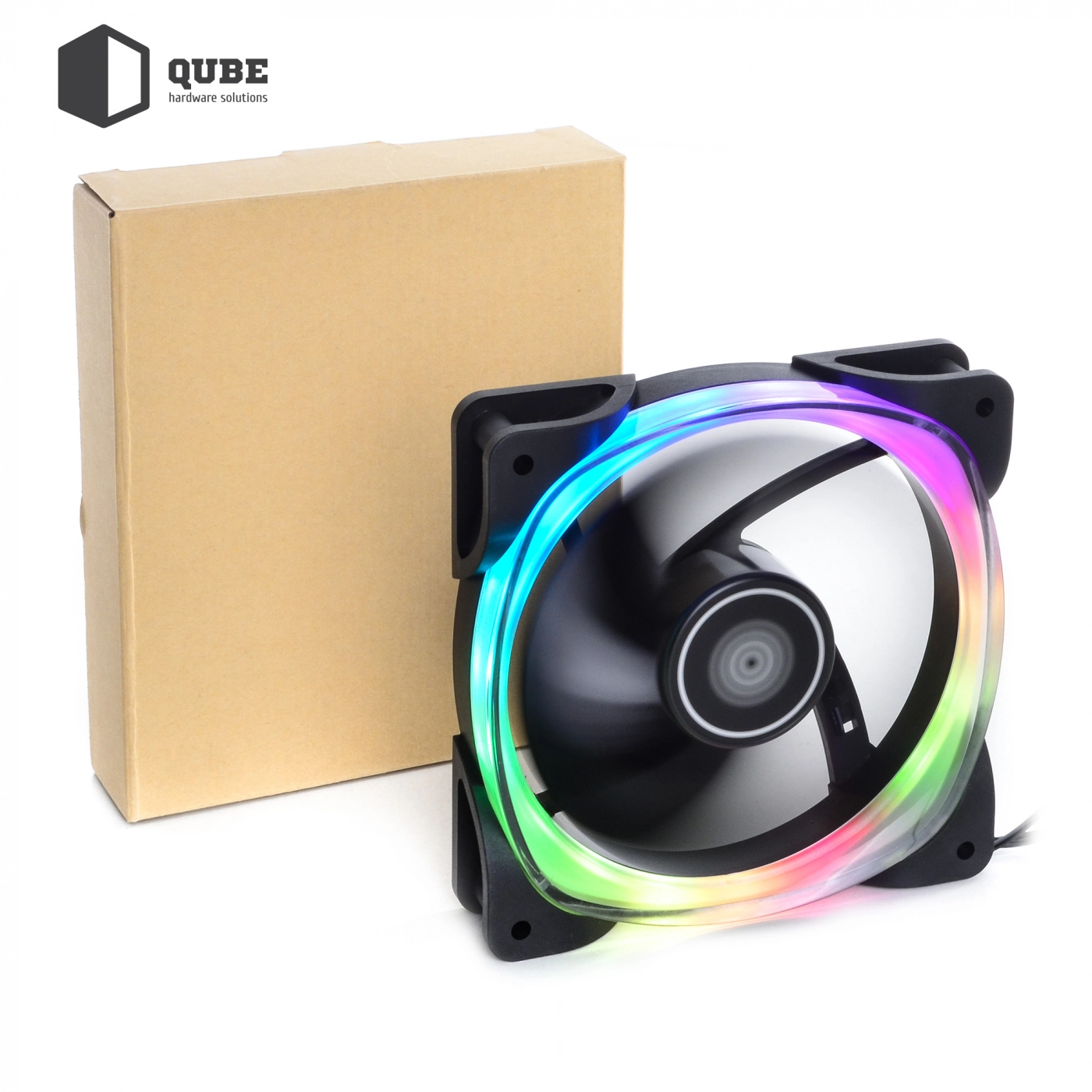Купить Вентилятор QUBE FR-701 120mm Black RGB - фото 9
