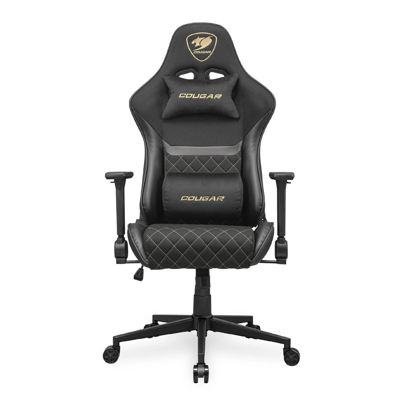 Купить Кресло для геймеров Cougar Armor One V2 Gold F Black - фото 1