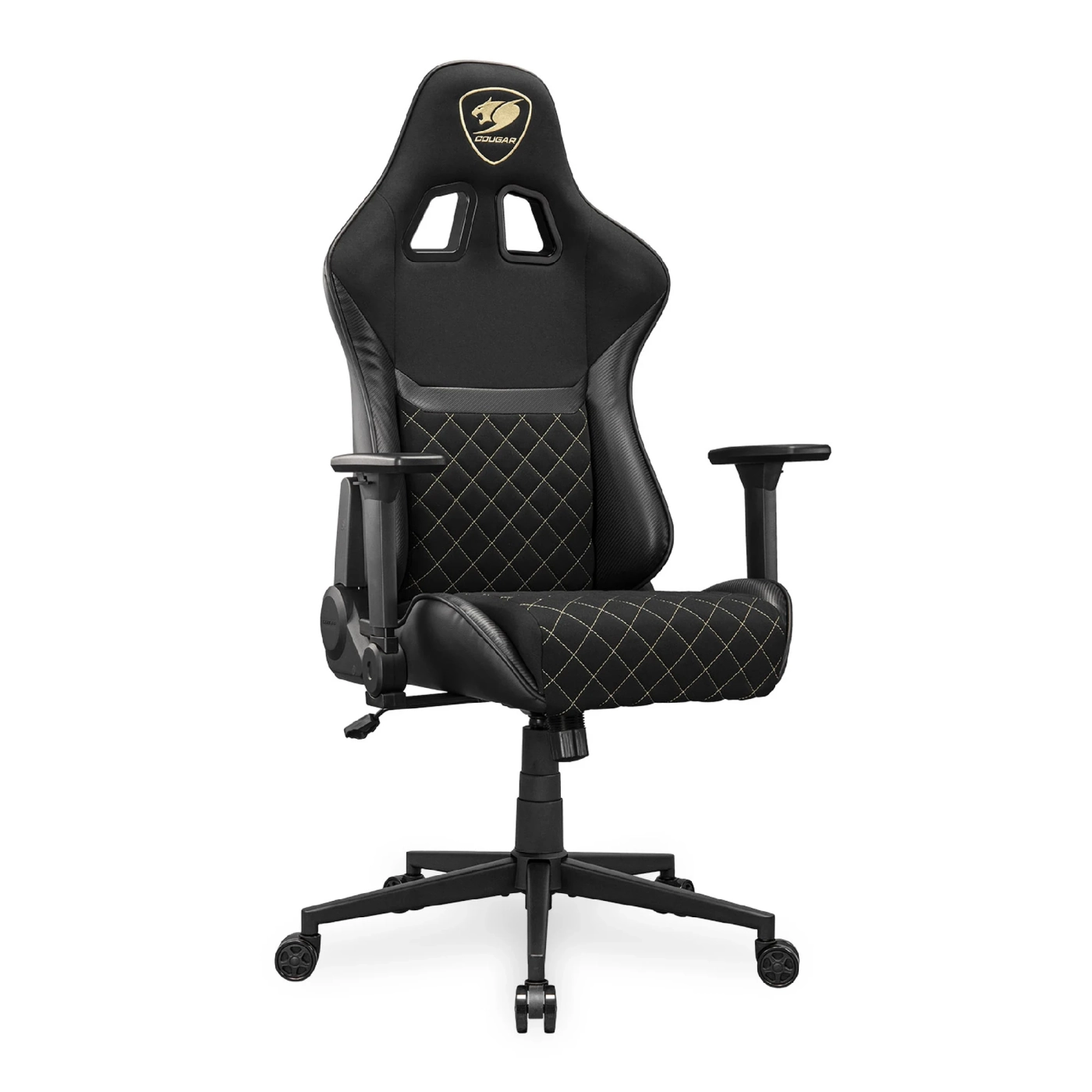 Купить Кресло для геймеров Cougar Armor One V2 Gold F Black - фото 4