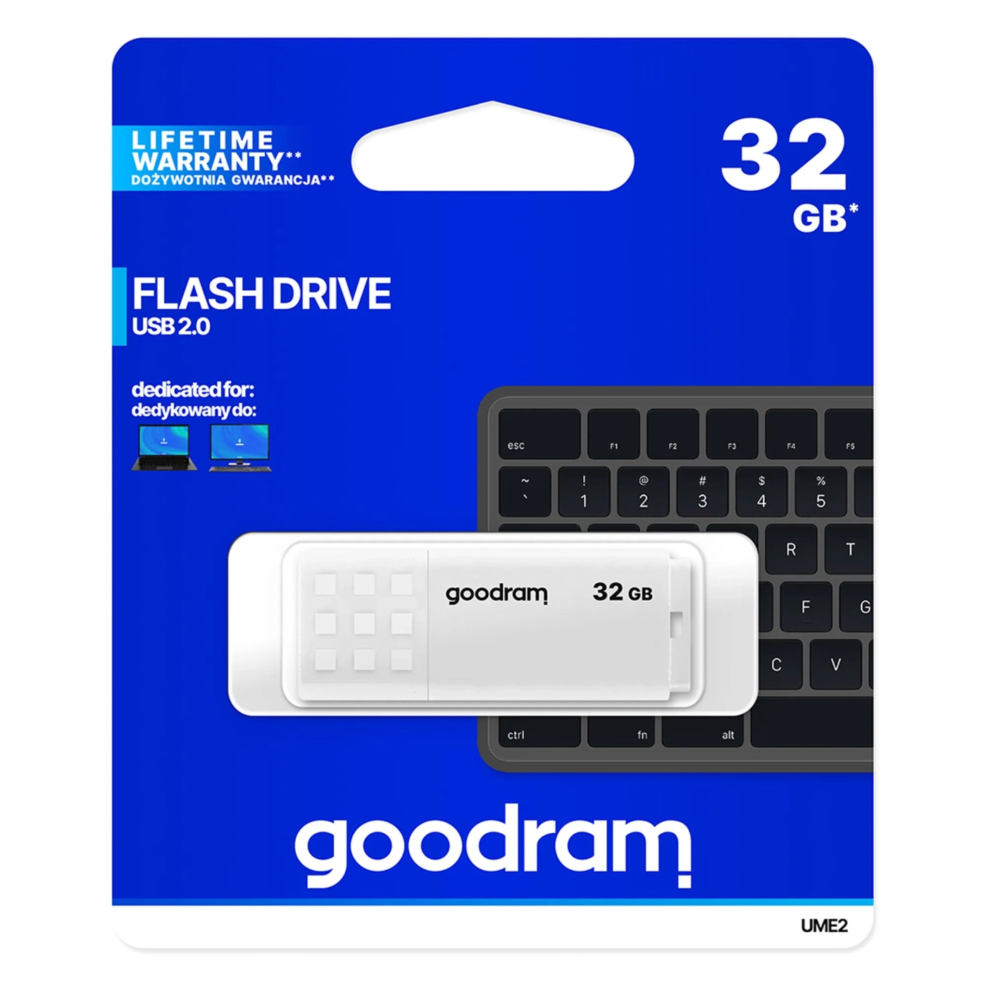 Купити Флеш накопичувач 32GB USB Goodram UME2 White (UME2-0320W0R11) - фото 5