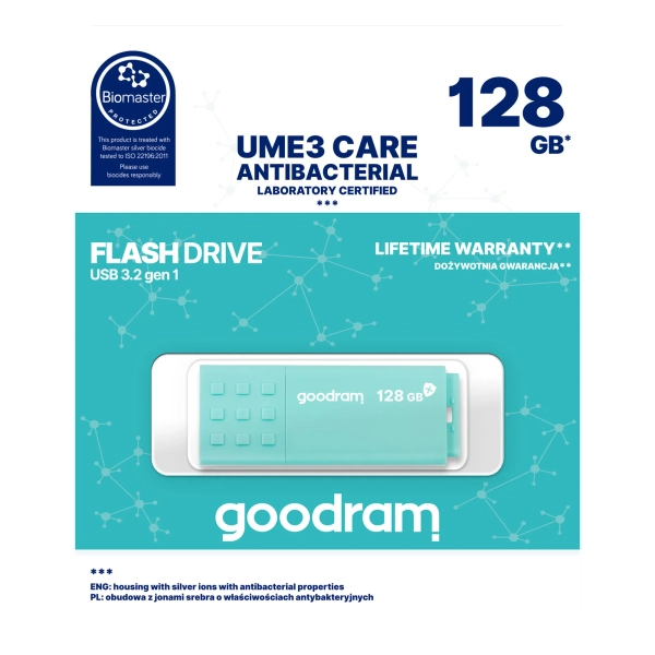 Купити Флеш накопичувач 128GB USB Goodram UME3 Care (UME3-1280CRR11) - фото 5