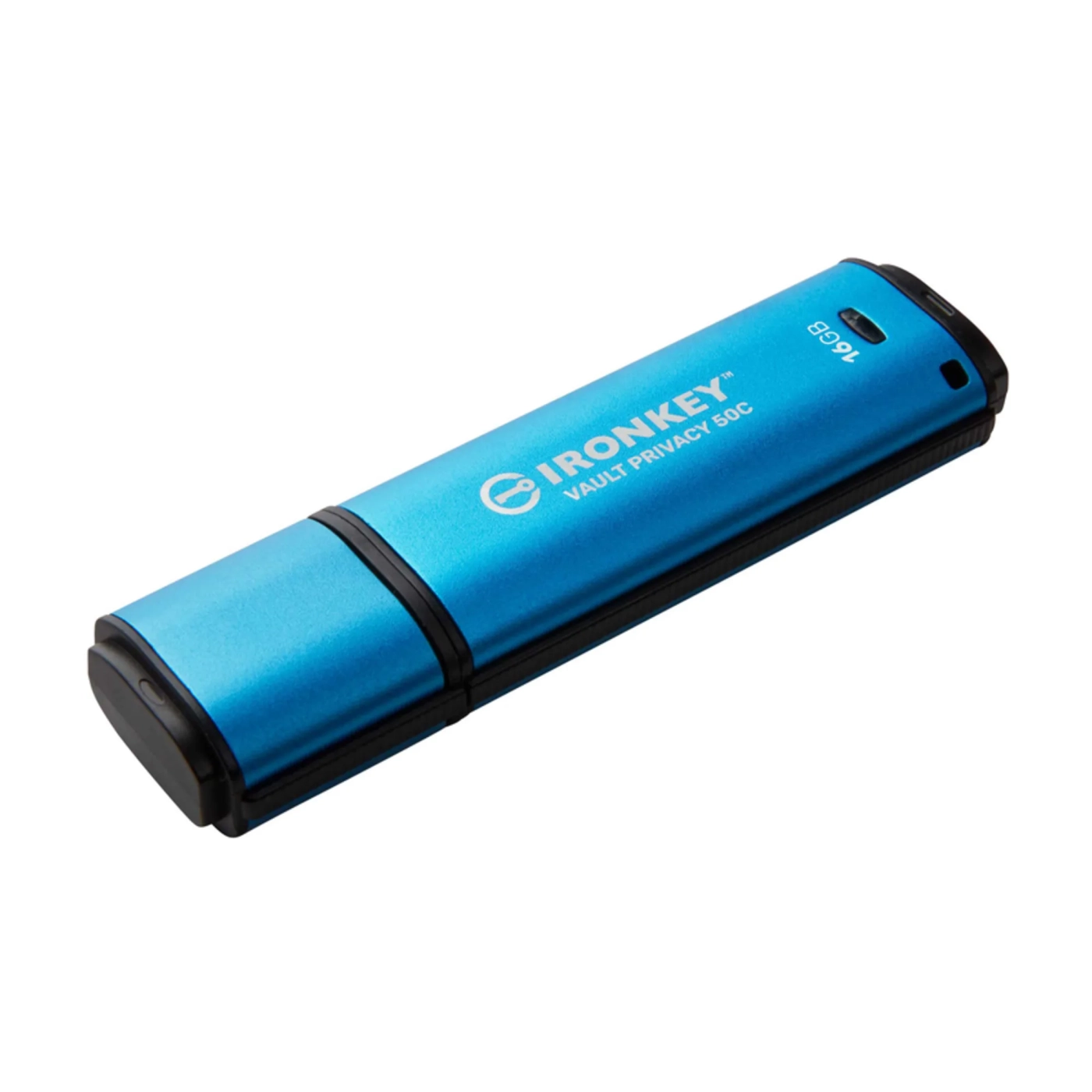 Купить Флеш-накопитель Kingston USB 3.2 16GB IronKey Vault Privacy 50 Blue (IKVP50/16GB) - фото 1