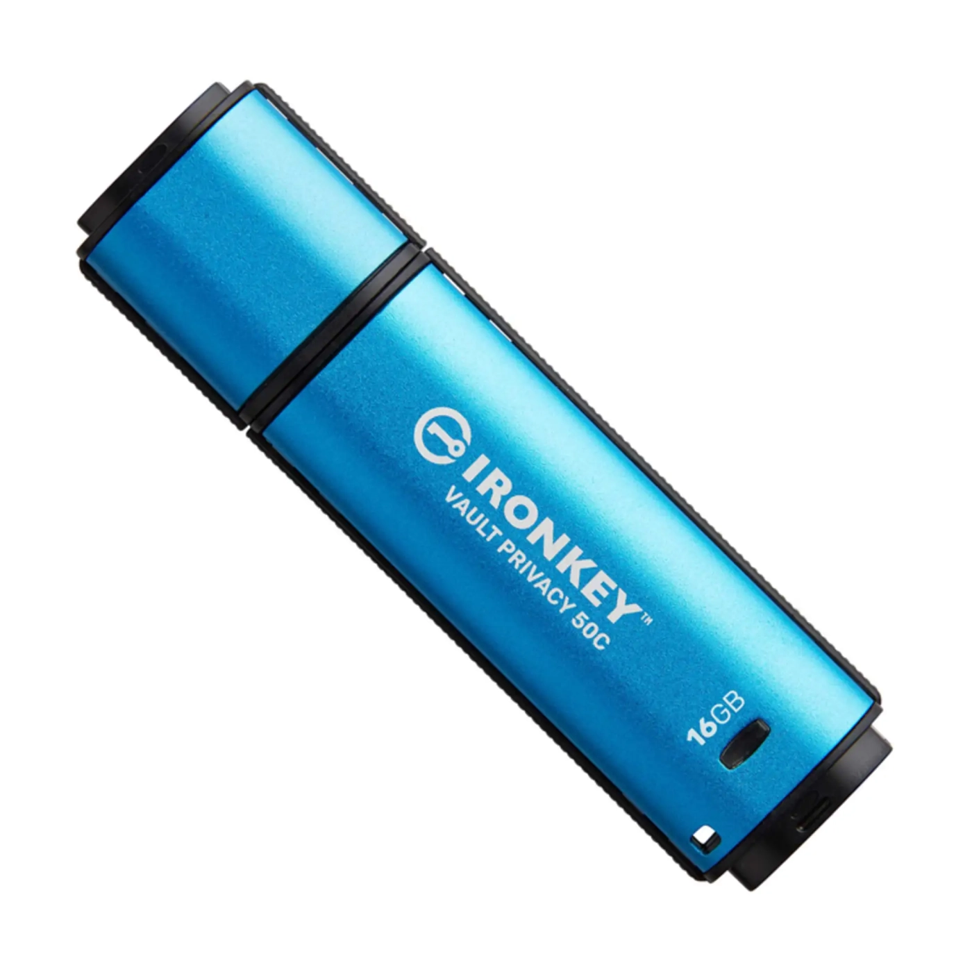 Купить Флеш-накопитель Kingston USB 3.2 16GB IronKey Vault Privacy 50 Blue (IKVP50/16GB) - фото 2