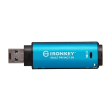 Купить Флеш-накопитель Kingston USB 3.2 16GB IronKey Vault Privacy 50 Blue (IKVP50/16GB) - фото 3