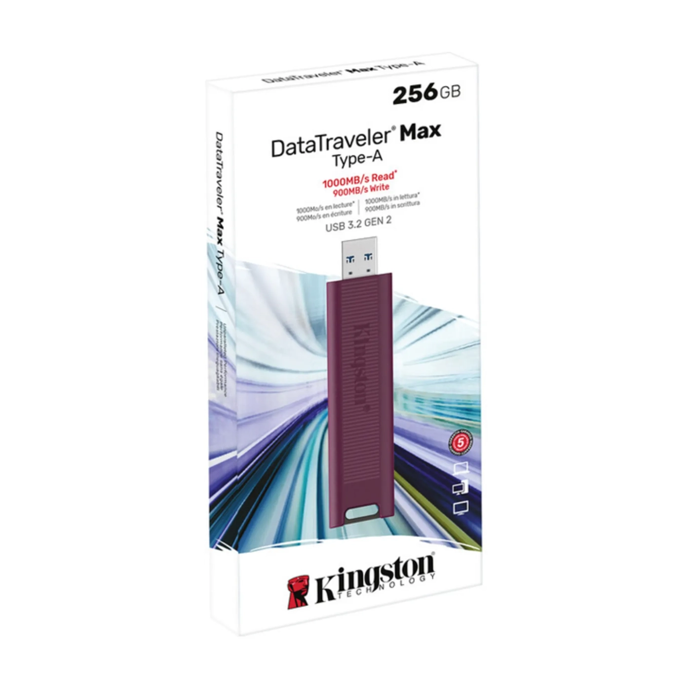 Купити Флеш-накопичувач Kingston USB 3.2 256GB DataTraveler Max Red (DTMAXA/256GB) - фото 7
