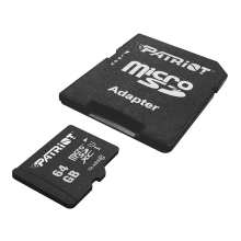 Купить Карта памяти Patriot microSDXC 64GB C10 UHS-I + SD адаптер (PSF64GMCSDXC10) - фото 4