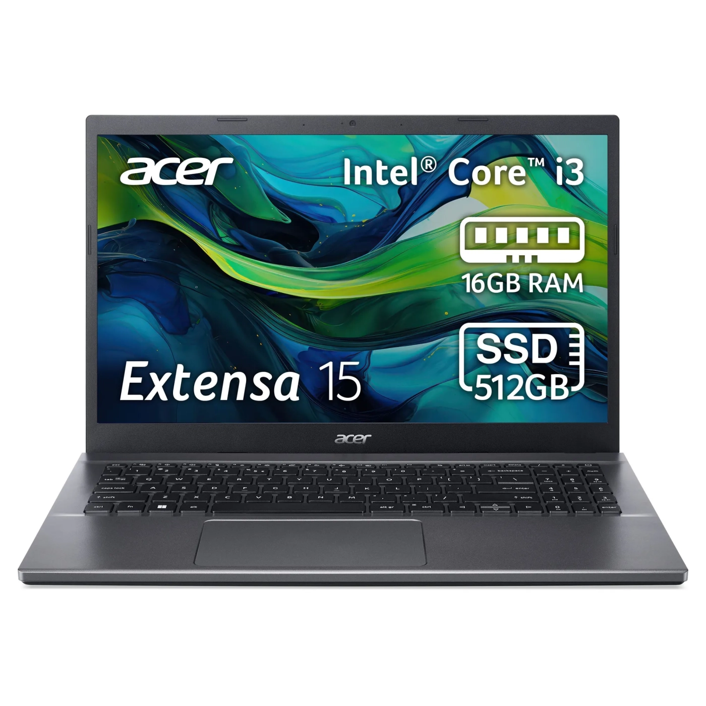 Купити Ноутбук Acer Extensa EX215-55 (NX.EGYEU.02X) - фото 1