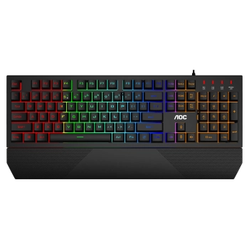 Купить Клавиатура AOC GK200 Rainbow LED USB Black (GK200D32R) - фото 1