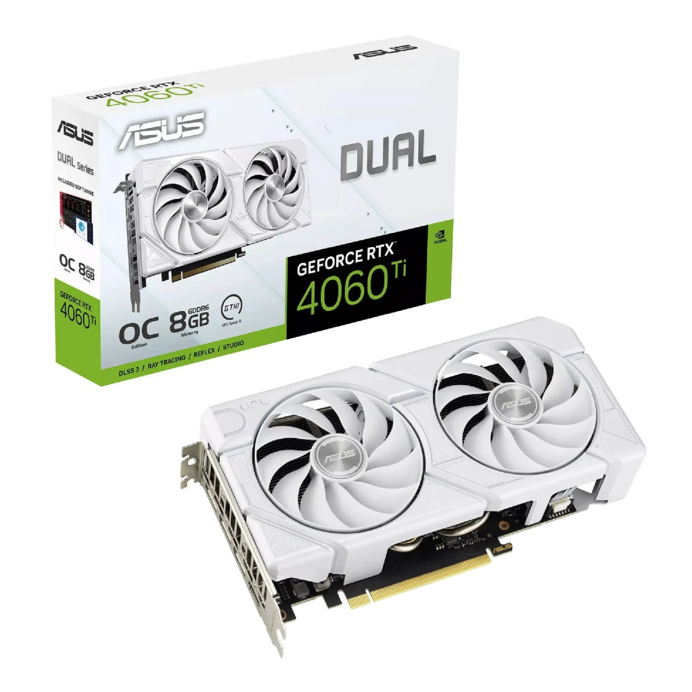 Купить Видеокарта ASUS Nvidia GeForce DUAL-RTX4060TI-O8G-EVO-WHITE - фото 14