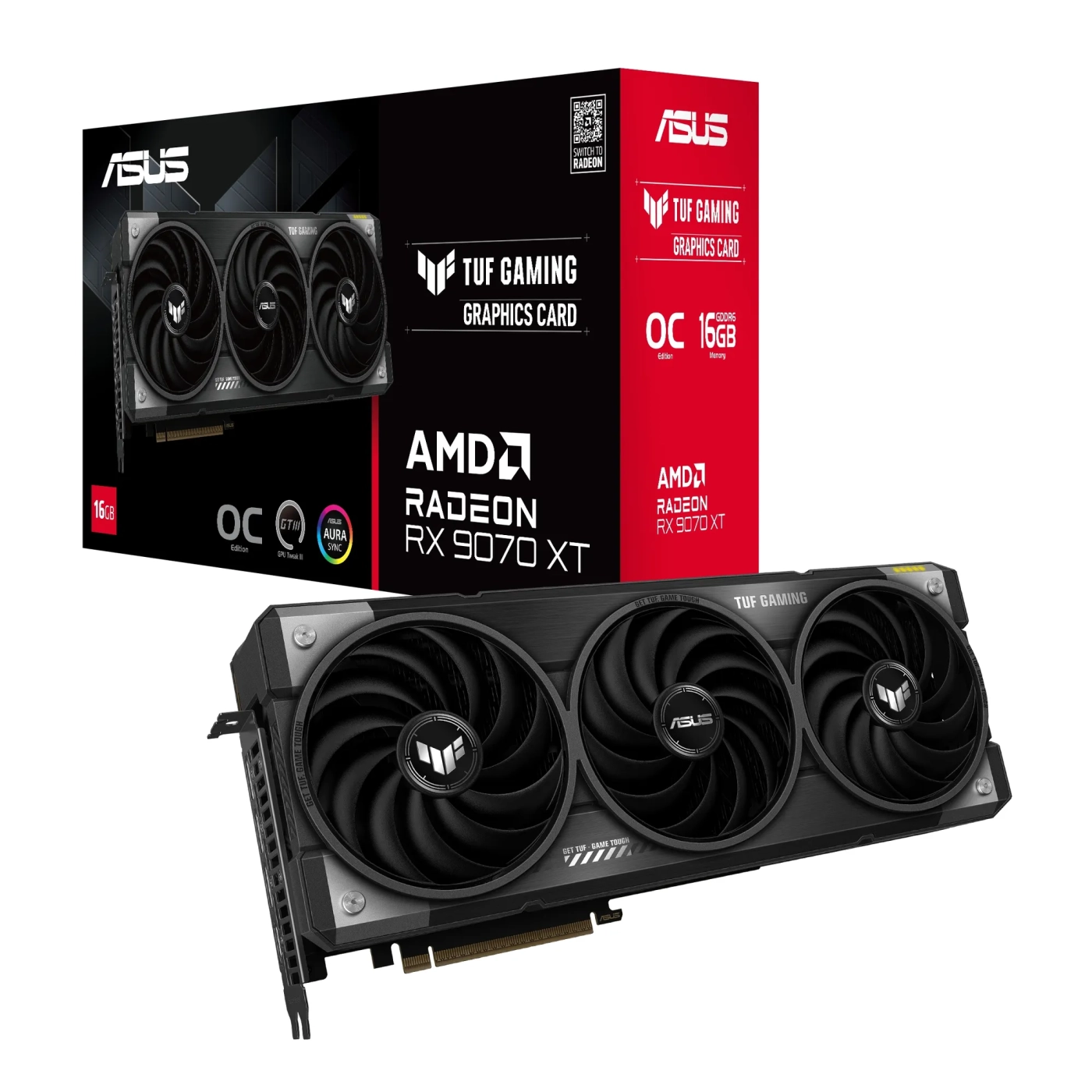 Купити Відеокарта Asus TUF Gaming Radeon RX 9070 XT OC Edition (TUF-RX9070XT-O16G-GAMING) - фото 10