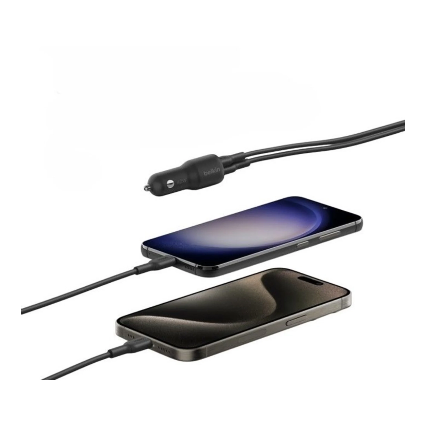Купити Зарядний пристрій Belkin 42Вт USB-A/USB-C PD PPS, чорний (CCB005BTBK) - фото 5