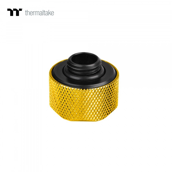 Купить Фитинг Thermaltake Pacific C-PRO G1/4 PETG Tube 16mm OD Compression – Gold - фото 2