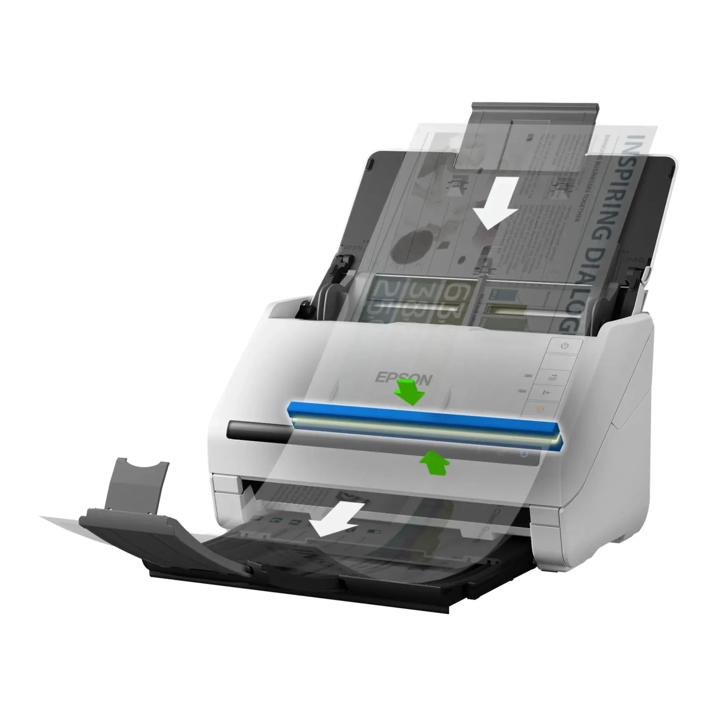 Купить Сканер А4 Epson WorkForce DS-530II (B11B261401) - фото 2