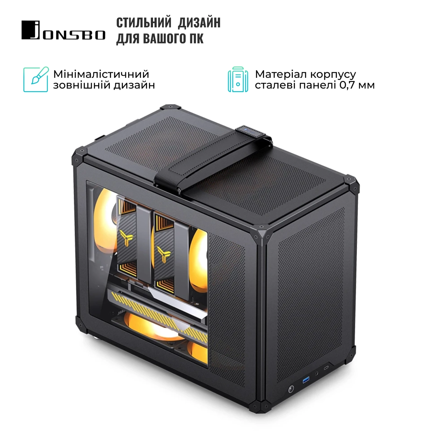Купить Корпус Jonsbo C6 MAX Black - фото 5