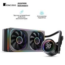 Купити Система водяного охолодження Jonsbo TH-240 Black - фото 5