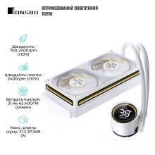 Купить Система водяного охлаждения Jonsbo TH-240 White - фото 4