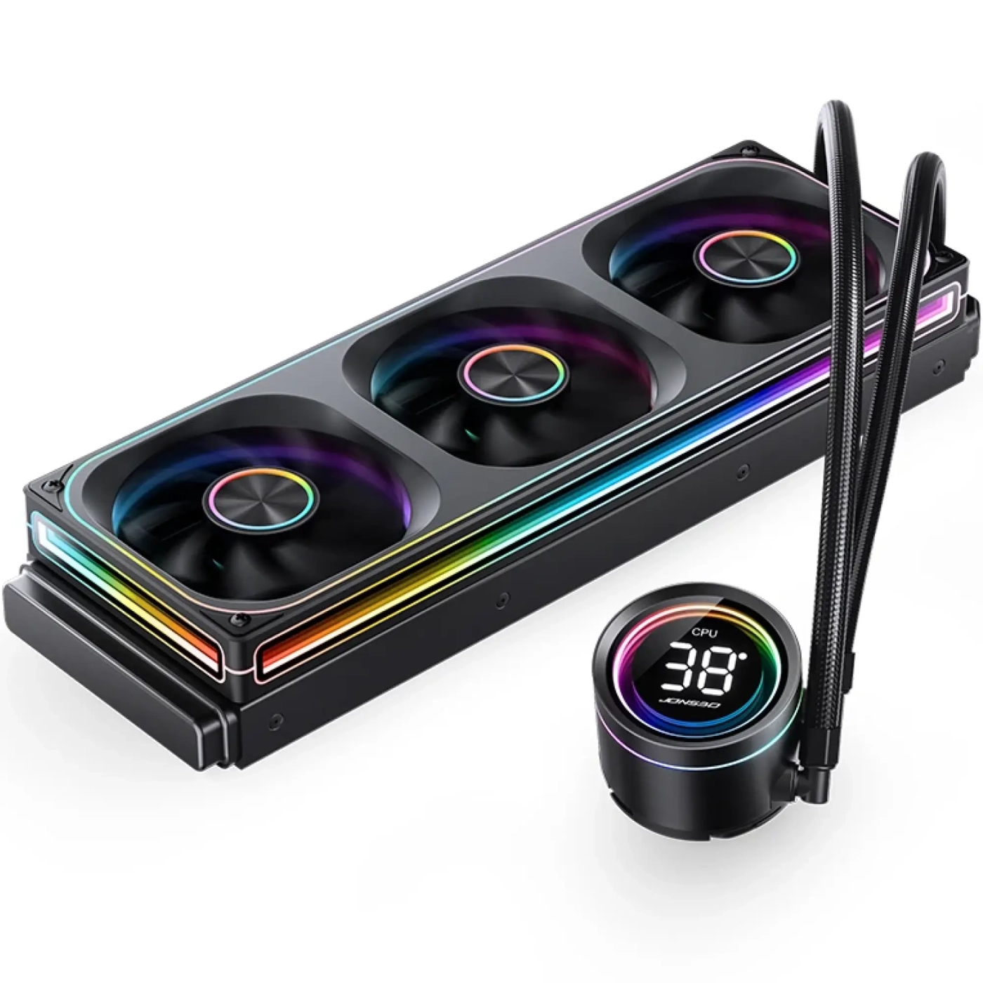 Купити Система водяного охолодження Jonsbo TH-360 Black - фото 1
