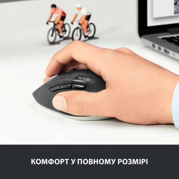 Купити Миша Logitech M720 Triathlon Wireless/Bluetooth Black - фото 7