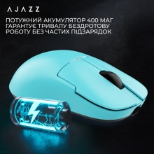 Купити Мишка Ajazz AJ159 APEX Wireless (AJM159-A-BLUE) Blue - фото 7