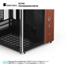 Купити Корпус JONSBO TK-0 Black - фото 5