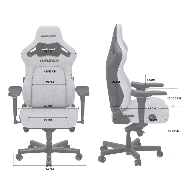 Купити Крісло для геймерів Anda Seat Kaiser 4 L Green Premium PVC (AD12YDDC-L-20-E-PV/C) - фото 13