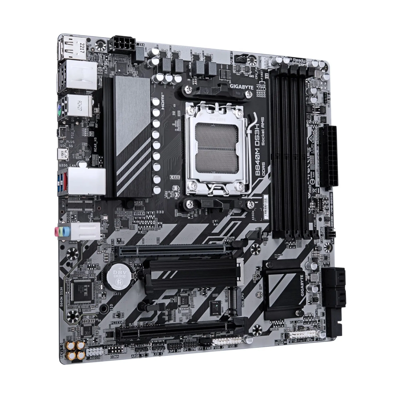 Купити Материнська плата GIGABYTE B840M DS3H - фото 2