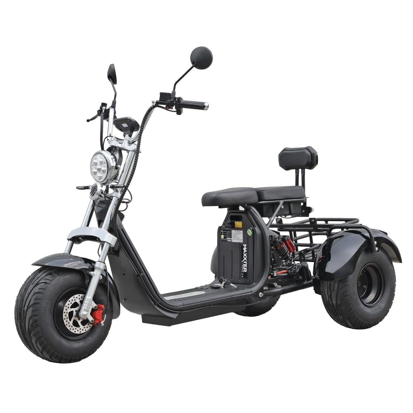 Купити Електроскутер Maxxter TRIKE 2.0 (Black) - фото 1