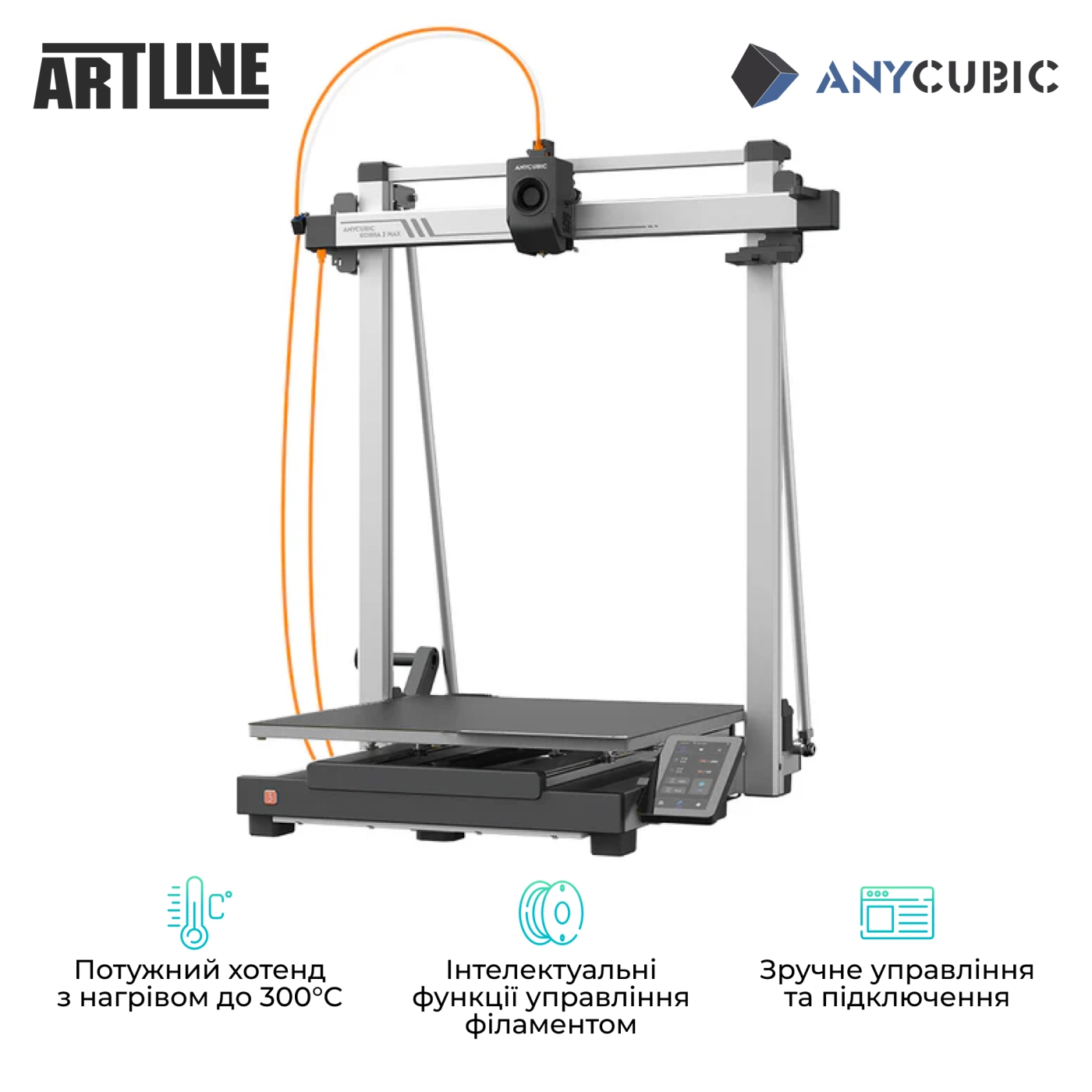 Купити 3D принтер Anycubic Kobra 3 Max - фото 3