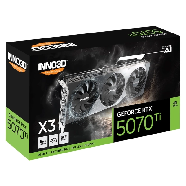 Купить Видеокарта Inno3D Nvidia GeForce RTX 5070 TI X3 16GB (N507T3-16D7-176068N) - фото 3