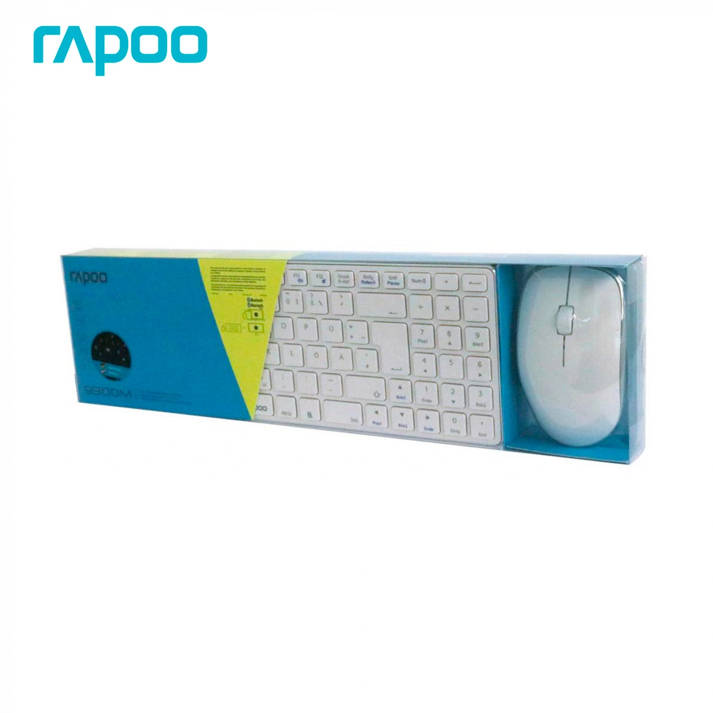 Купити Комплект бездротовий Rapoo 9300M White - фото 4