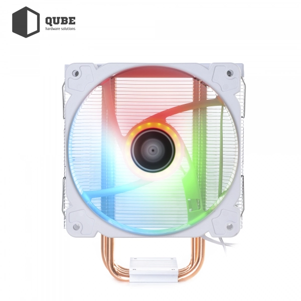 Купити Процесорний кулер QUBE QB-OL1000W (120mm/4pin/700-1800RPM/37.2dBA/мак. TDP 130W/4 тепл. трубки) - фото 7