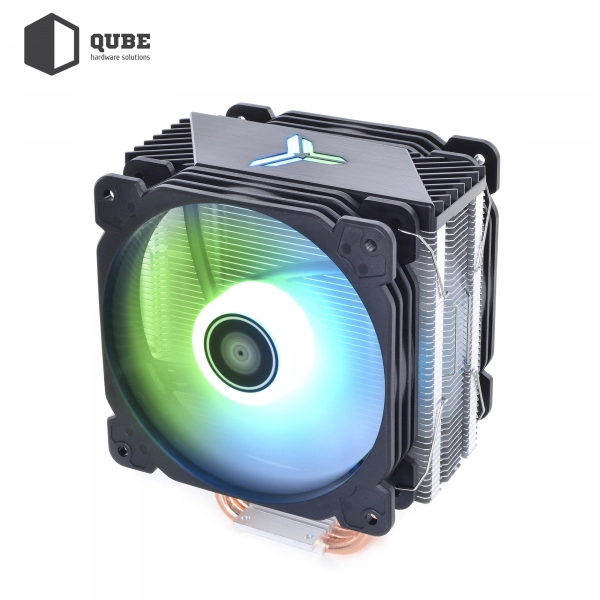 Купити Процесорний кулер QUBE QB-OL1000-PLUS (120mm/4pin/700-1500RPM/31.2dBA/мак. TDP 180W/4 тепл. трубки) - фото 10