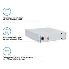 Купить Аккумуляторная батарея DEYE BOS-G PRO LiFePO4 HV 51.2V 100Ah 5.12kWh no BMS (BOS-GPRO) - фото 3