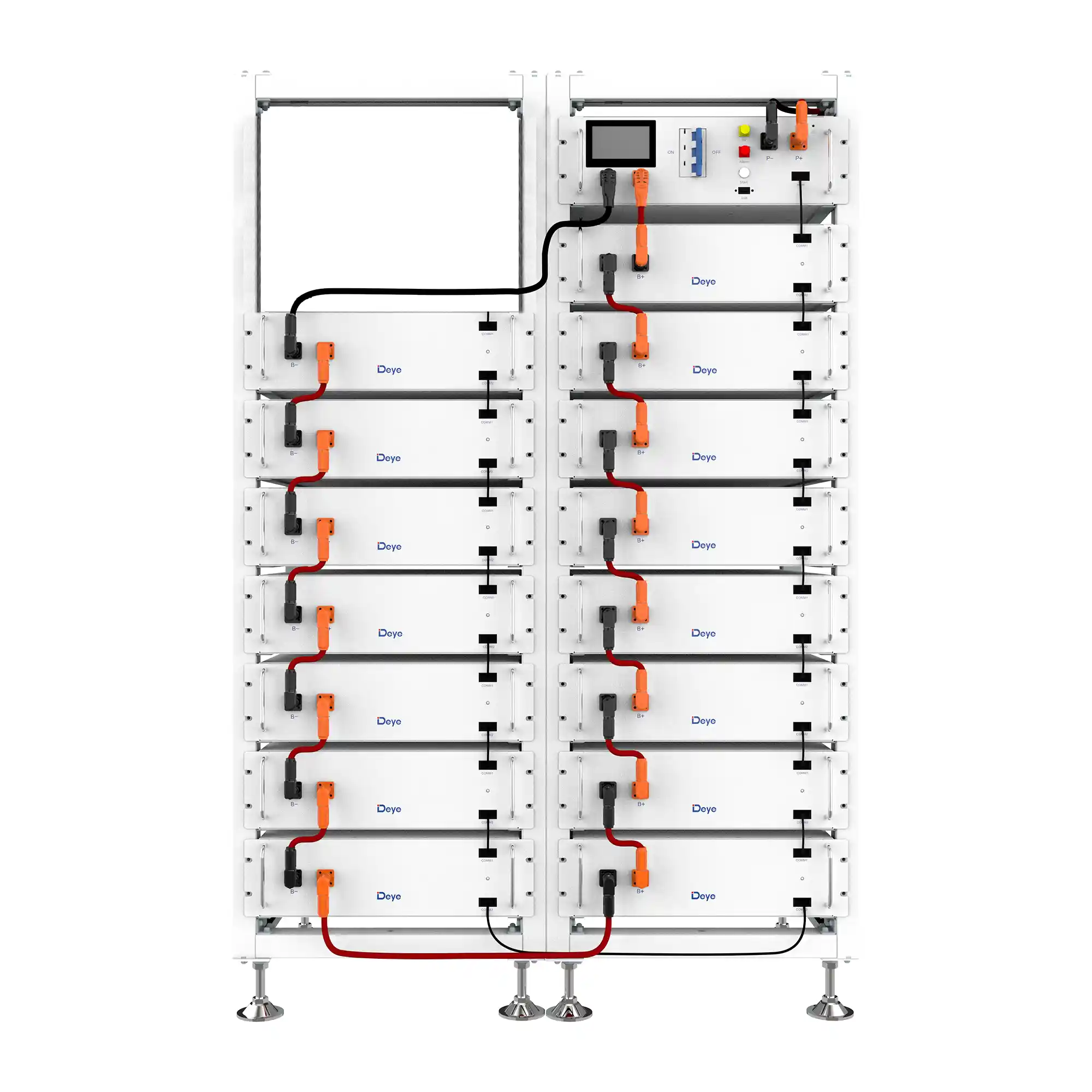 Купить Блок батарей Deye BOS-G PRO 15, 76.8kW, 768V, 100Ah, LiFePO4, BOS-G-PDU-2, RACK (BOS-GPRO15-77kW) - фото 1