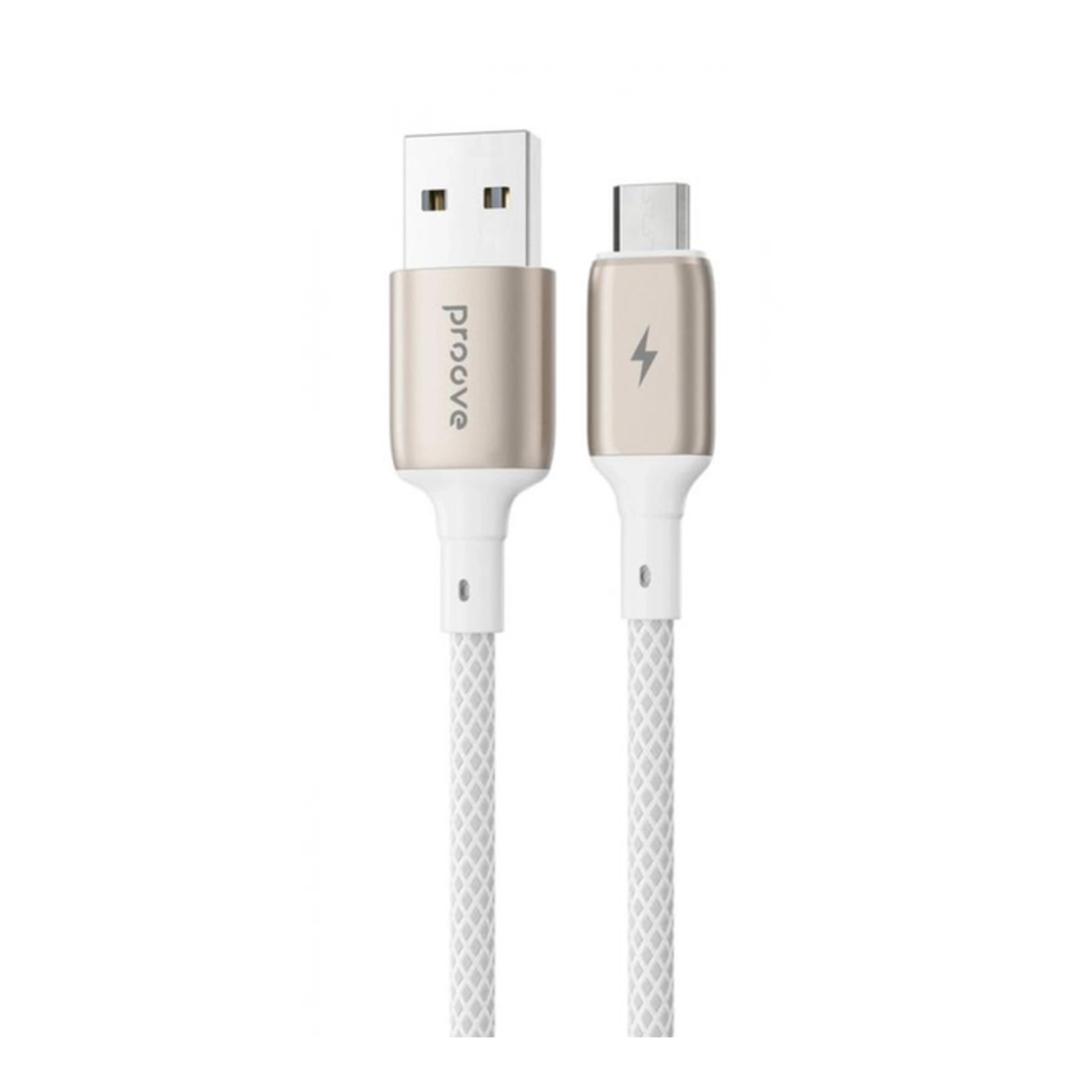 Купить Кабель Proove Dense Metal USB - MicroUSB 2.4A 1m White (CCDM20001302) - фото 1