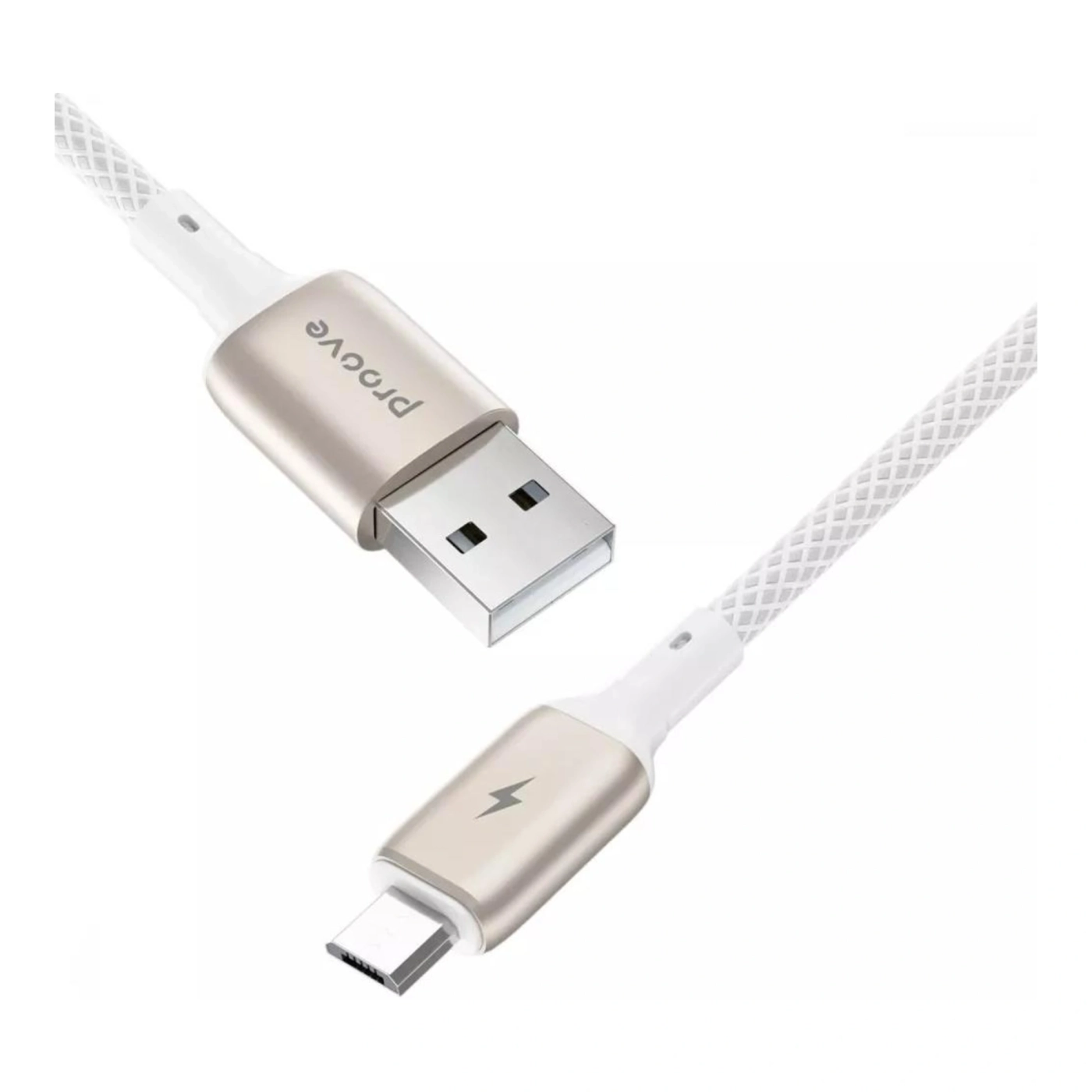 Купить Кабель Proove Dense Metal USB - MicroUSB 2.4A 1m White (CCDM20001302) - фото 2