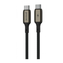 Купить Кабель Proove Dense Metal USB-C - USB-C 60W 1m Black (CCDM60002201) - фото 1