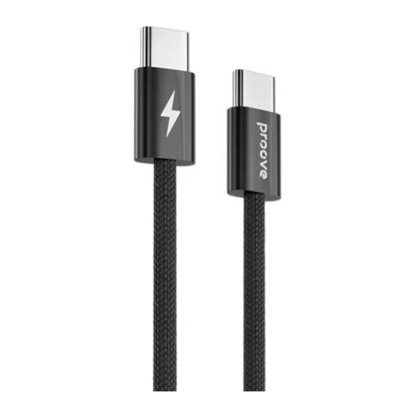 Купить Кабель Proove Energy Stream USB-C - USB-C 60W 1m Black (CCES60002201) - фото 1