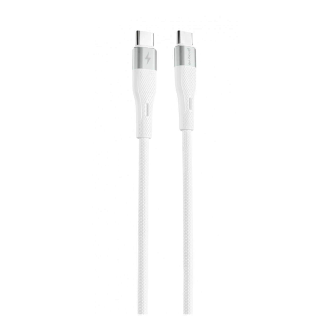 Купити Кабель Proove Light Silicone USB-C - USB-C 60W 1m White (CCLC60001102) - фото 1