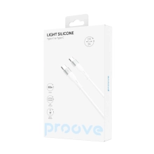 Купити Кабель Proove Light Silicone USB-C - USB-C 60W 1m White (CCLC60001102) - фото 2