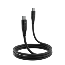 Купити Кабель Proove Soft Silicone USB-C - USB-C 60W 1m Black (CCSO60002201) - фото 2