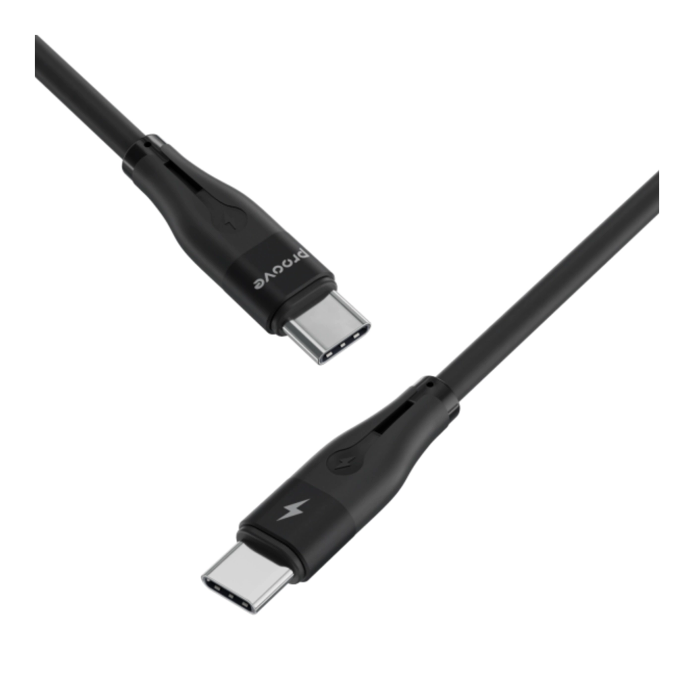 Купити Кабель Proove Soft Silicone USB-C - USB-C 60W 1m Black (CCSO60002201) - фото 3