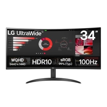 Купить Монитор 34" LG UltraWide 34WR50QK-B (34WR50QK-B.ADRZ) - фото 1